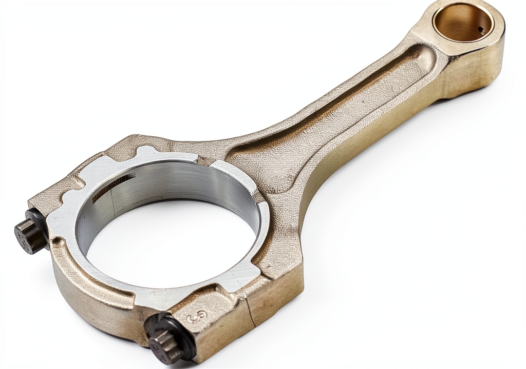 Installing X AUTOHAUX Connecting Rod for Kia Borrego 2008-2012 on a wooden workbench