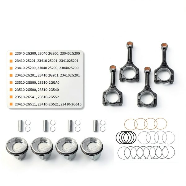 Assembroverse Engine Piston Kit for Santa Fe-1