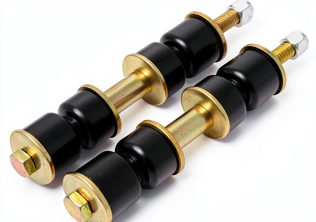 Installing Energy Suspension Universal Sway Bar End Link 9.8163G Front on a wooden workbench