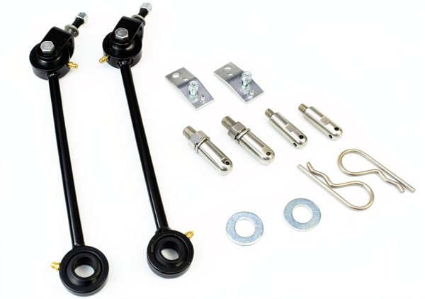 Front Sway Bar Links TeraFlex Alloy Steel Kit 2-6 Inch Lift Fit-0