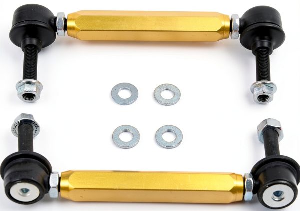 Whiteline Adjustable Sway Bar Links KLC141 with Upgraded Brackets-2