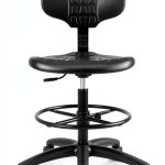TAKE UR SEAT Cleanroom ESD Chair Stool Adjustable Height 18" Footring-0