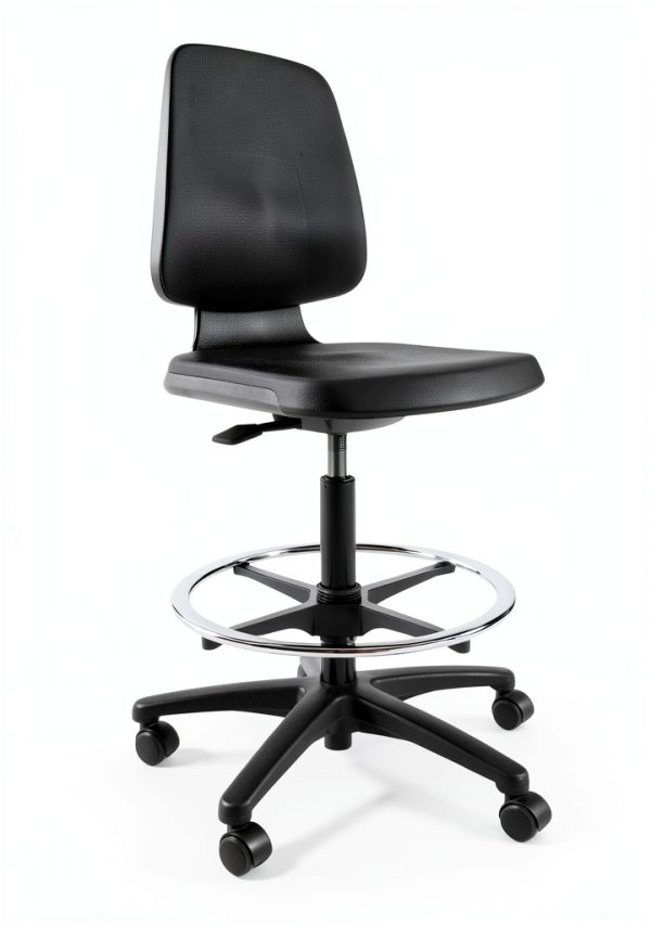 Citrus Lab Chair Cramer Task Chair Anthracite Synthetic Leather Seat-0