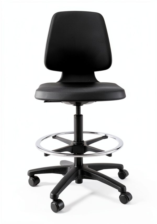 Citrus Lab Chair Cramer Task Chair Anthracite Synthetic Leather Seat-1