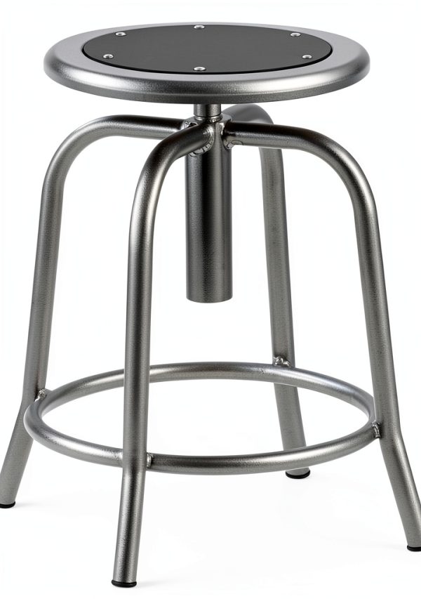 National Public Seating Height Adjustable Stool 18 to 25 Inch Seat-2