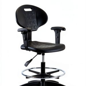 LT43909 Tulip Chair E Com Seating – Polyurethane, Nylon Base, Casters-0