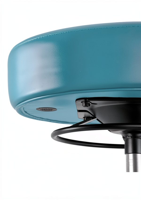 17" Table Height Adjustable Round Stool TAKE UR SEAT Blue 17in-2