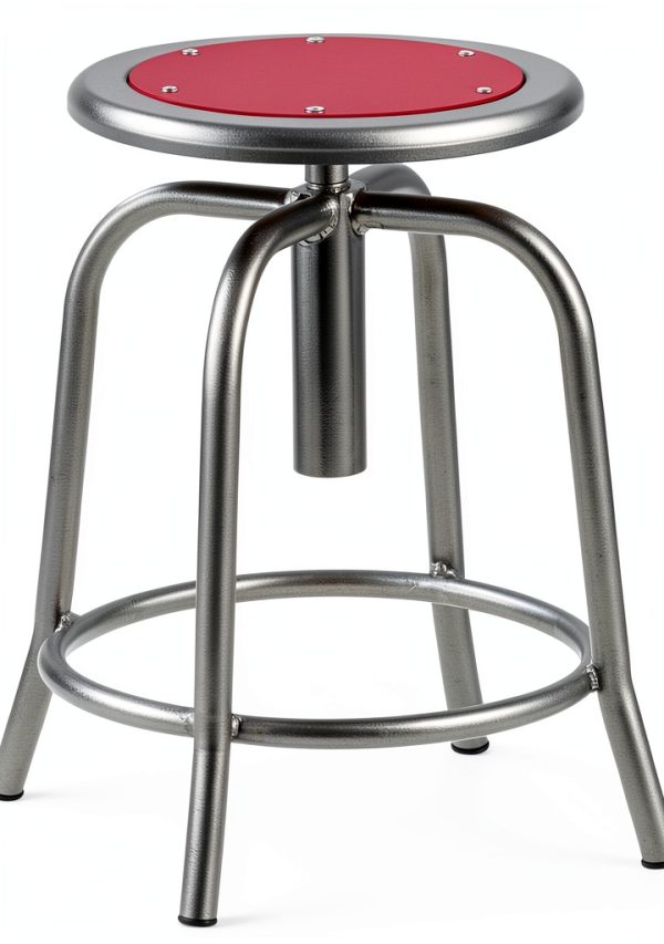 National Public Seating Height Adjustable Stool 18 to 25 Inch Seat-3