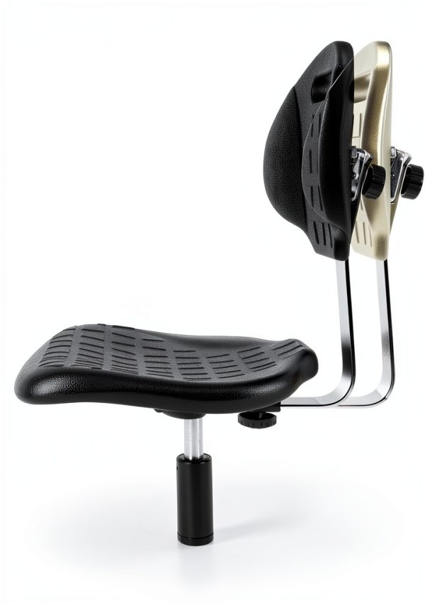 TAKE UR SEAT Cleanroom ESD Chair Stool Adjustable Height 18" Footring-5