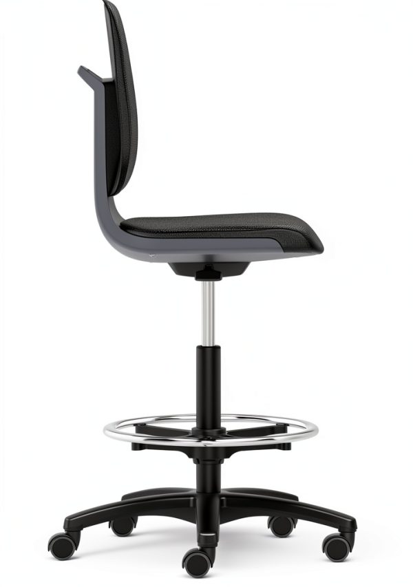 Citrus Lab Chair Cramer Task Chair Anthracite Synthetic Leather Seat-4