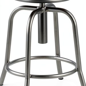 National Public Seating Height Adjustable Stool 18 to 25 Inch Seat-0