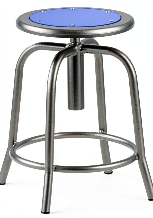National Public Seating Height Adjustable Stool 18 to 25 Inch Seat-0