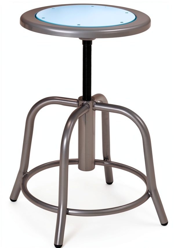 National Public Seating Swivel Stool 18-24" Blue Model 6805-02-1