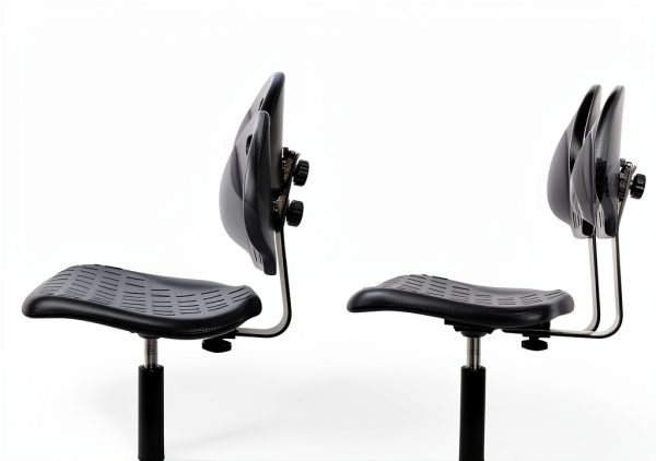 Chair Master ESD Anti Static Lab Chair Tall Stool Rollerblade Casters-5