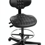 Ergonomic Bevco Lab Chair 7501-3850S/5 Black Height Adjust 22‑32″-0