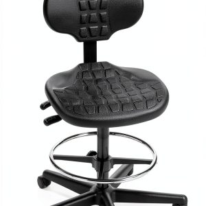 Ergonomic Bevco Lab Chair 7501-3850S/5 Black Height Adjust 22‑32″-0