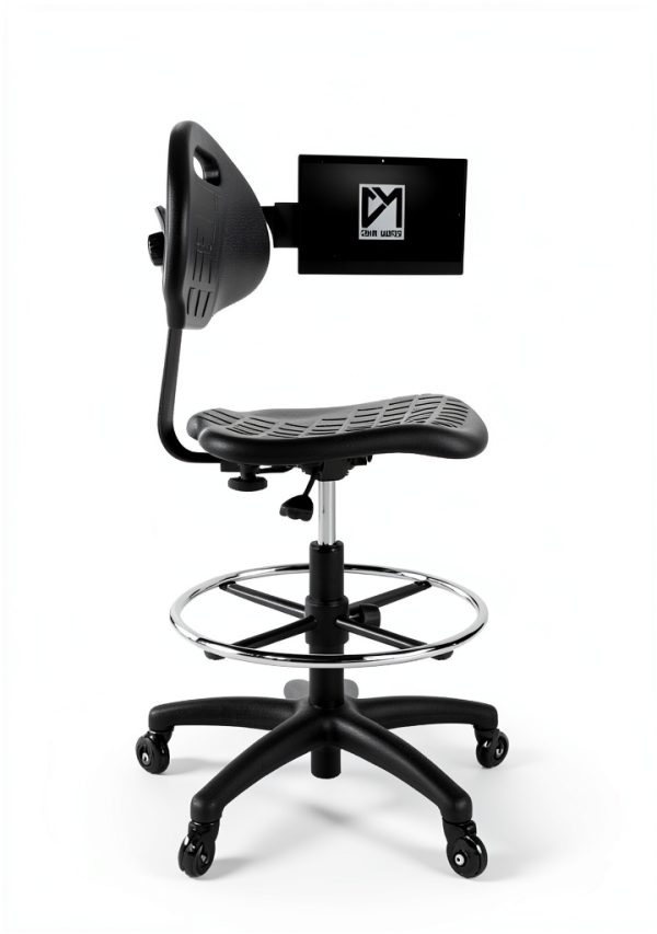 Chair Master ESD Anti Static Lab Chair Tall Stool Rollerblade Casters-1
