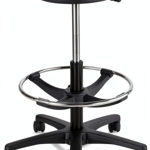 Extended Height Lab Stool Safco 3436BL Black Adjustable Height Lab-0