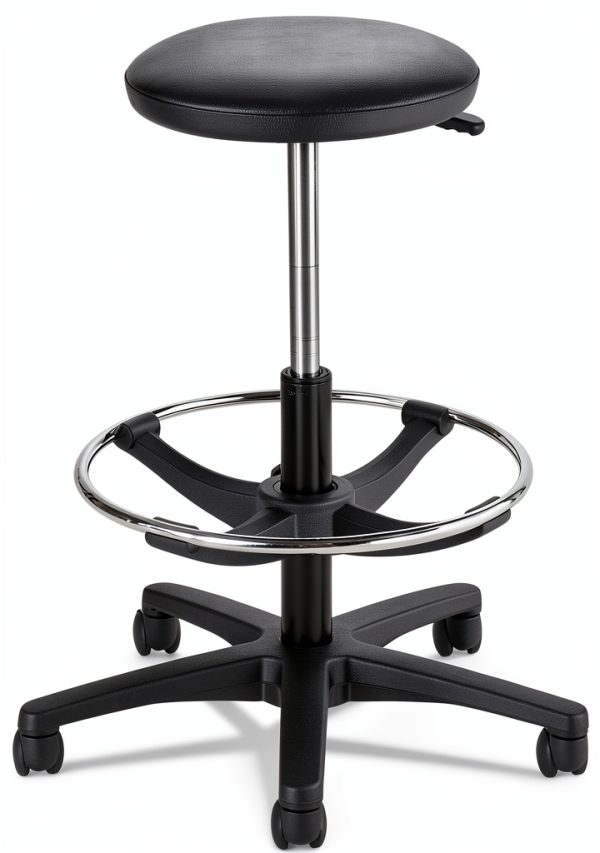 Extended Height Lab Stool Safco 3436BL Black Adjustable Height Lab-0