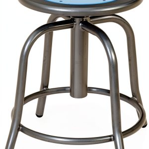 National Public Seating Swivel Stool 18-24" Blue Model 6805-02-0