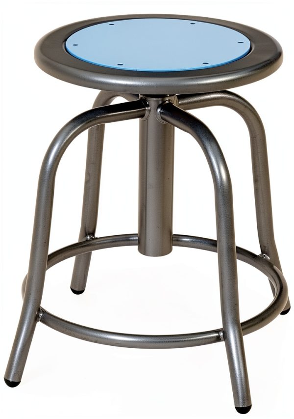 National Public Seating Swivel Stool 18-24" Blue Model 6805-02-0
