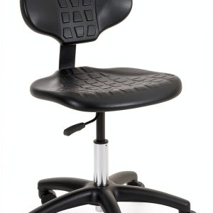 BenchPro Deluxe Chrome Foam Chair Adjustable Height 5"-21" Seat 450lb-0
