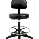 Chair Master Adjustable Chair – Black Bench Height for Labs & Offices-0